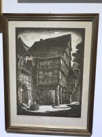 Bild Bild Radierung Hildesheim Pfeilerhaus (340)
