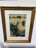Bild Kunstdruck des Gemäldes „Die Heuhaufen“(310)